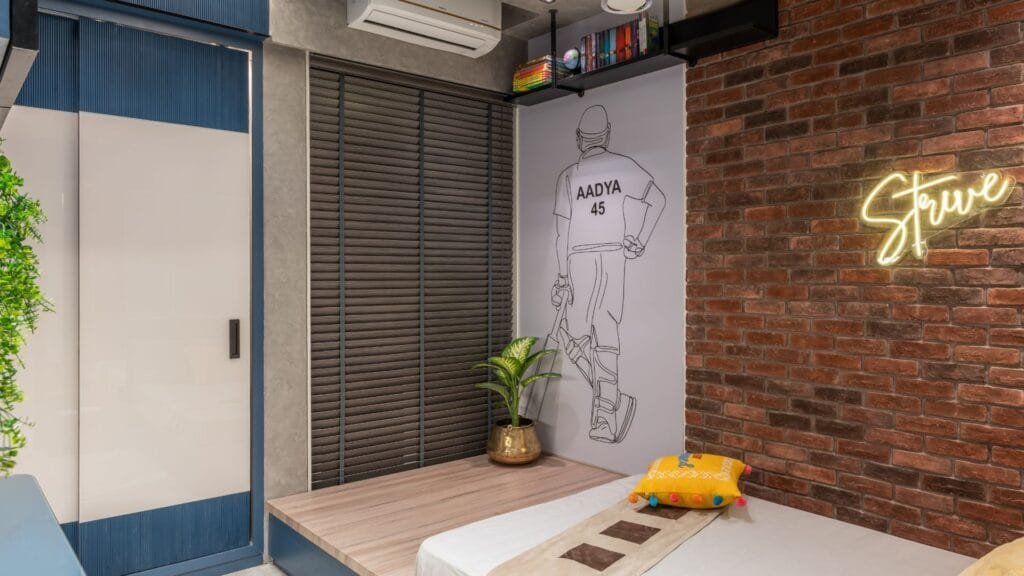 Bespoke 3bhk Rustic Design | SK Design Studio